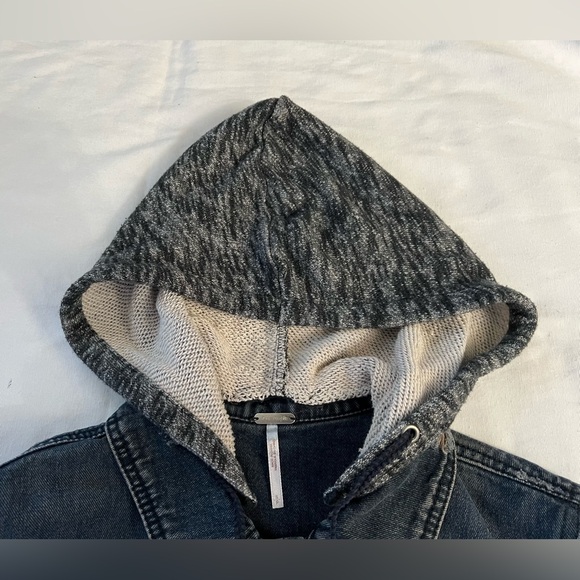 Free People Distressed Denim Jacket - Picture 8 of 11